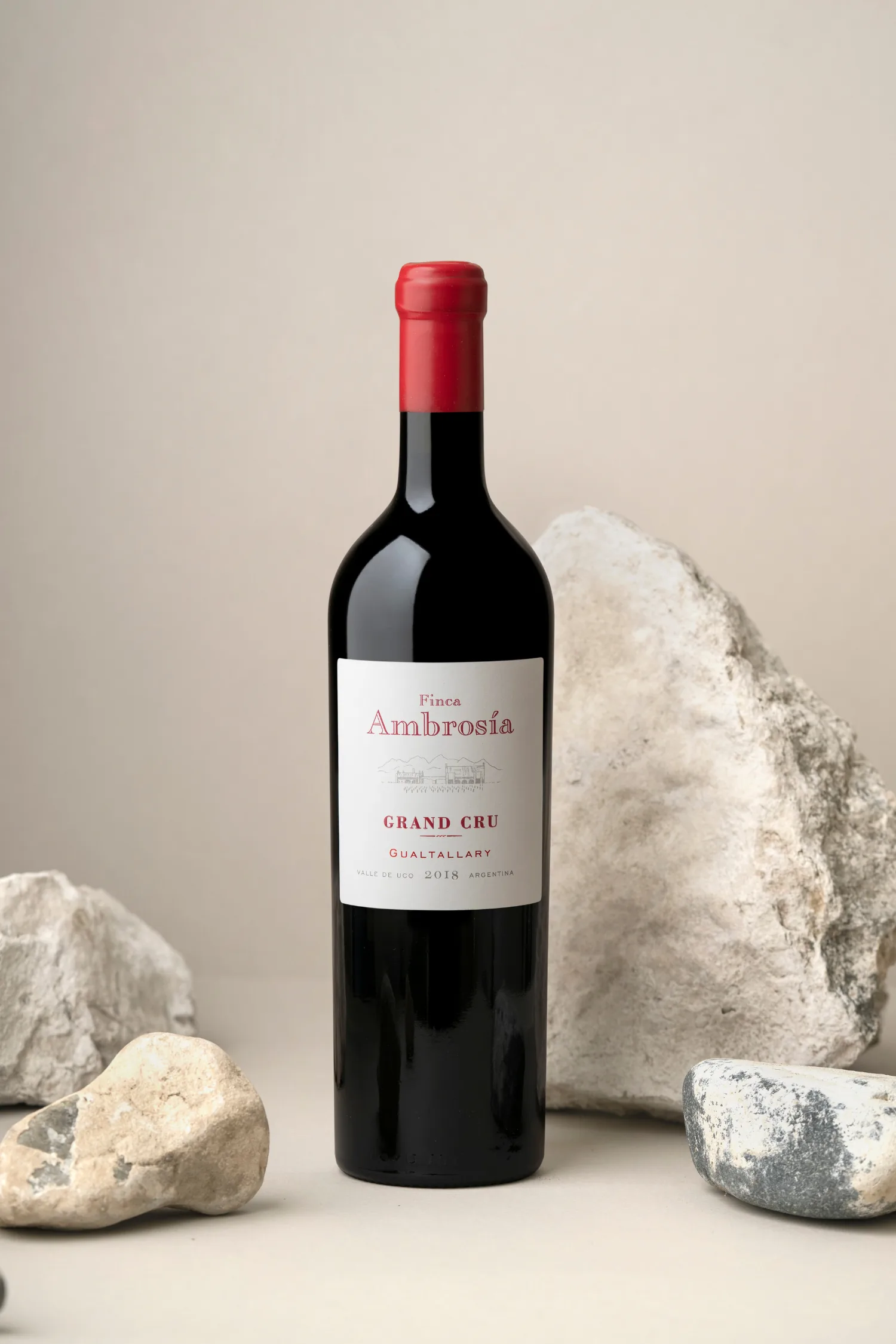 Finca Ambrosia product anchored in a distinctive brand world