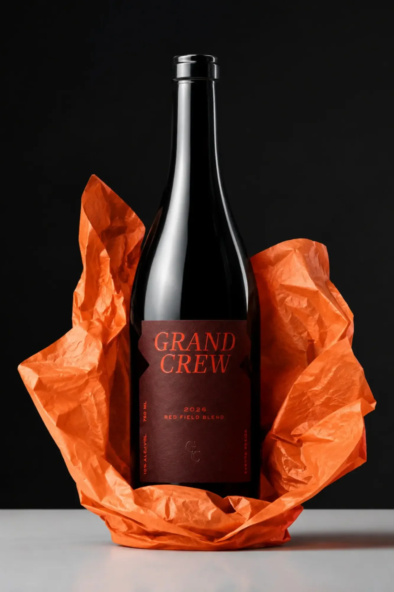 Grand Crew Red Blend product presentation